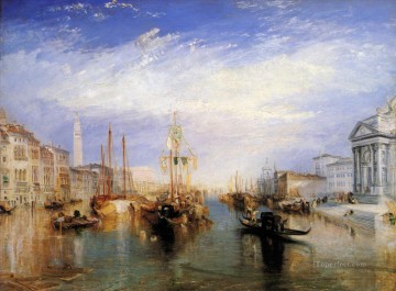 古典的なヴェネツィア Painting - 大運河のロマンチックな風景 ジョゼフ・マロード・ウィリアム・ターナー ヴェネツィア